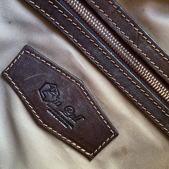 Valentina In Pell Brown Genuine Leather Briefcase Made In Italy - Picture 11 of 17